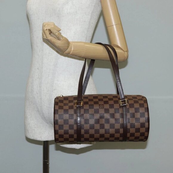 LOUIS VUITTON Damier Ebene Papillon 30 Hand Bag - Picture 1 of 15
